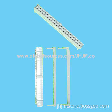 IDC Socket Connectors with 10-64 Pins, 2.54mm Pitch Stamped and Formed Type for Flat Cable Crimp